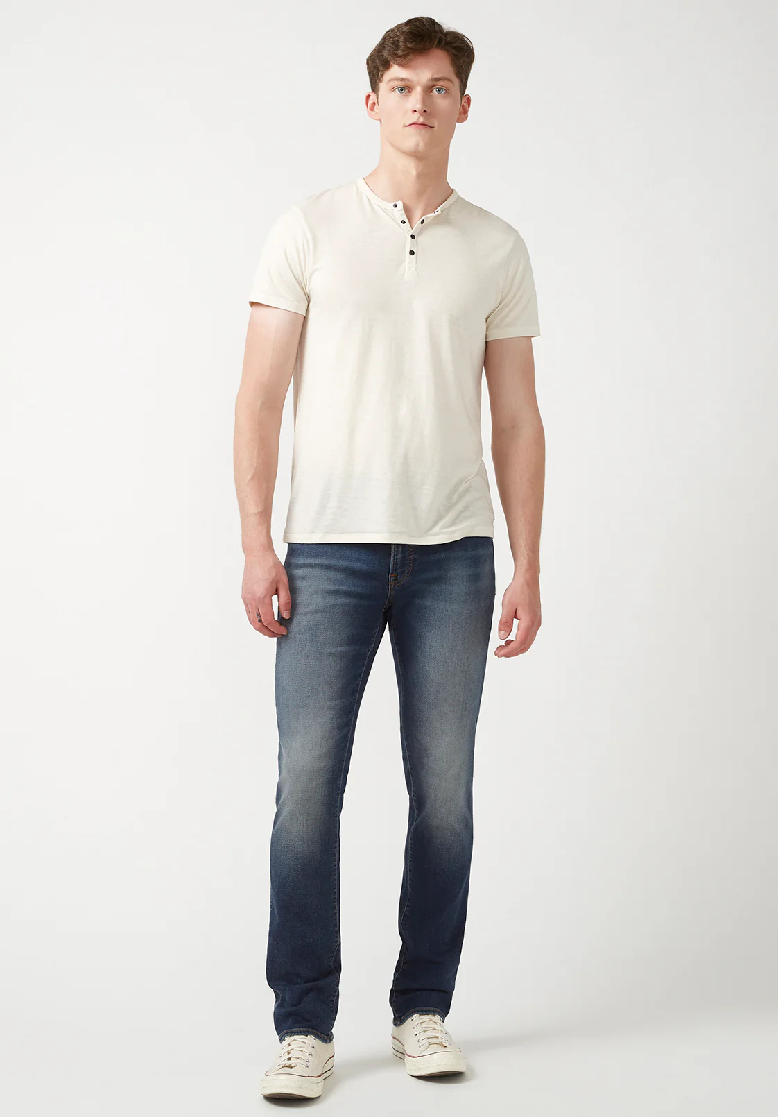 Slim Ash Men's Freedom Flex Jeans, Dark Sanded Blue - BM22920 - Image 5