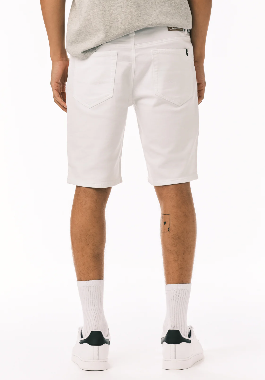 Relaxed Straight Dean Men's Freedom Flex Shorts, White - BM26067 - Image 3