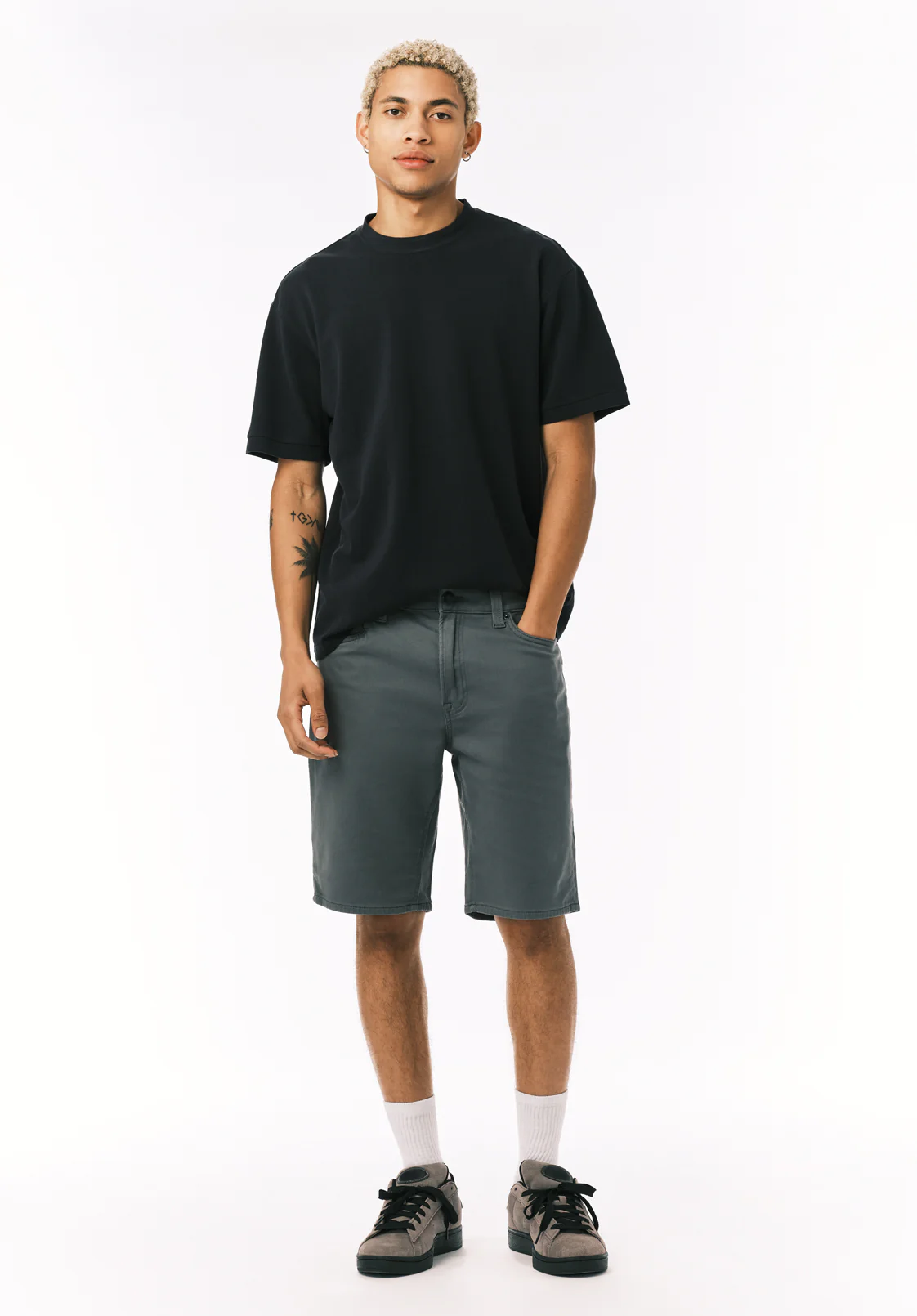 Relaxed Straight Dean Men's Freedom Flex Shorts, Mirage Blue - BM26067 - Image 4