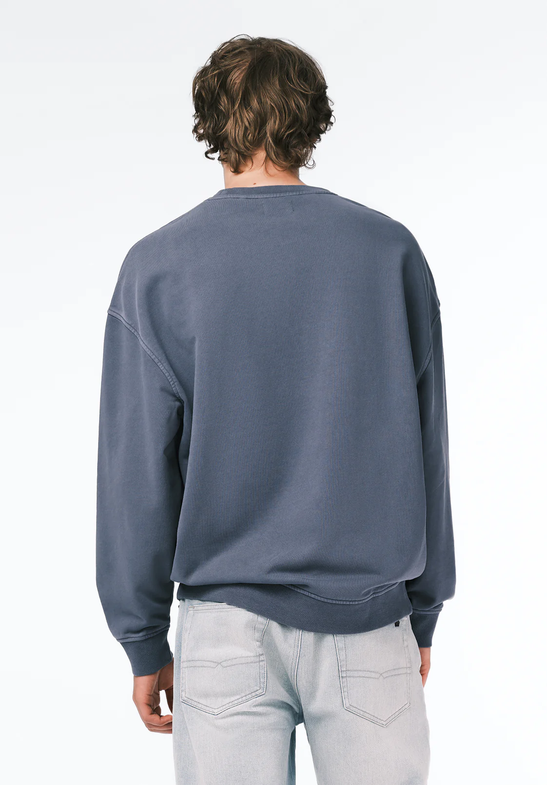 Famke Men's Relaxed Crewneck Sweatshirt, Mirage - BM24742 - Image 3