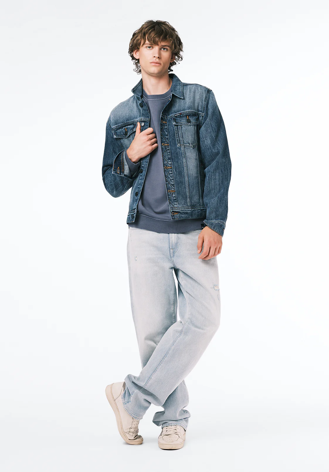 Famke Men's Relaxed Crewneck Sweatshirt, Mirage - BM24742 - Image 4