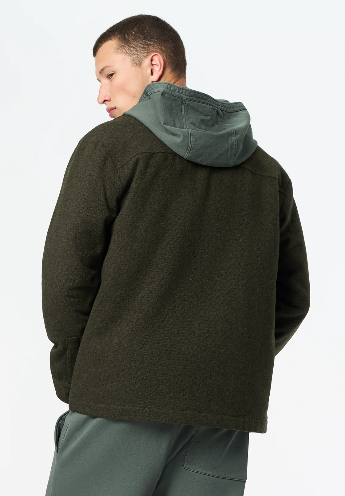 Jace Men's Shacket, Fern - BM24719 - Image 3