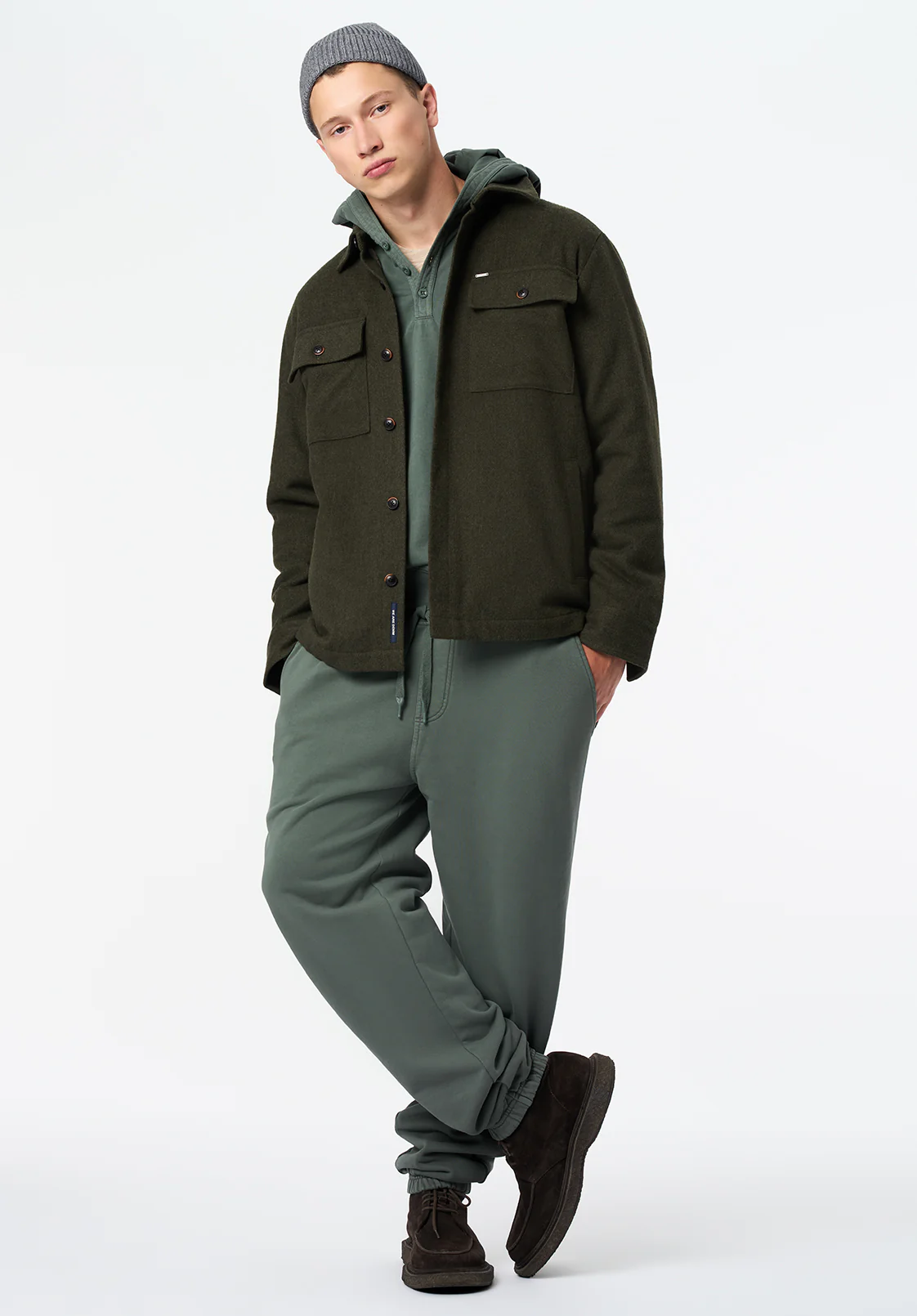 Jace Men's Shacket, Fern - BM24719 - Image 4