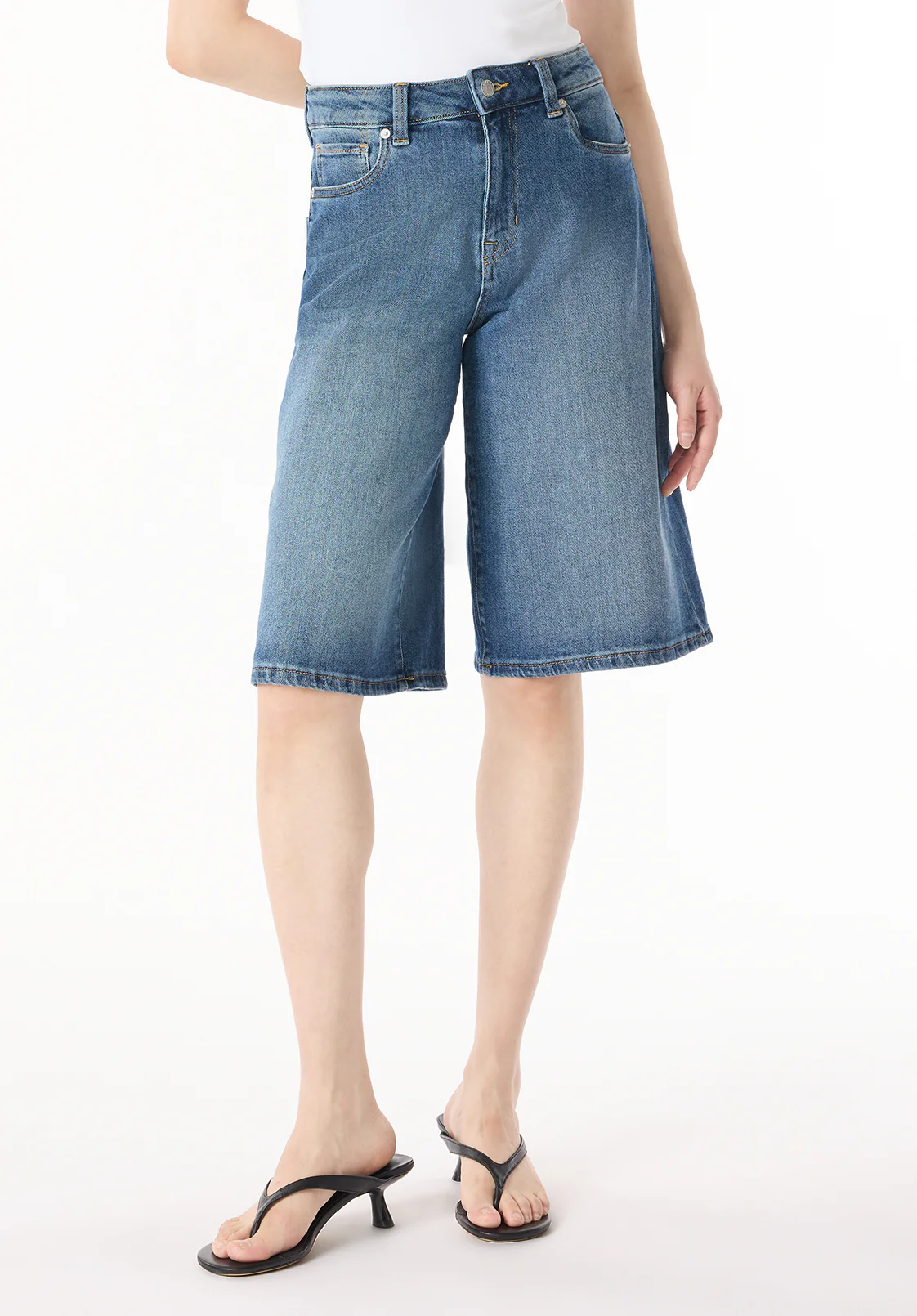 Jackie Women's Jorts, Authentic Indigo - BL16075