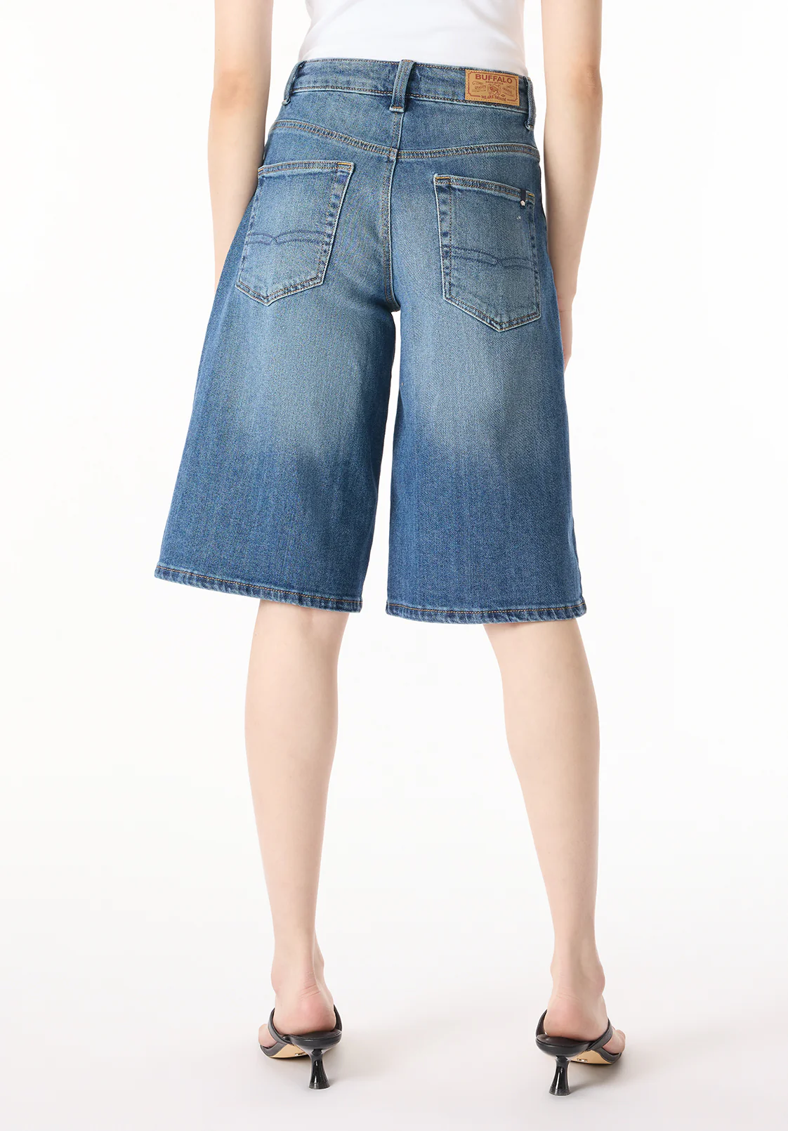Jackie Women's Jorts, Authentic Indigo - BL16075 - Image 3