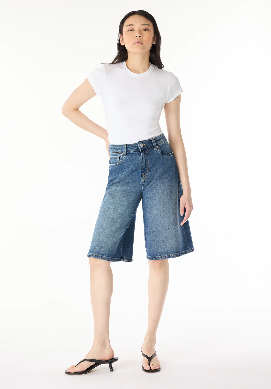 Jackie Women's Jorts, Authentic Indigo - BL16075 - Image 4
