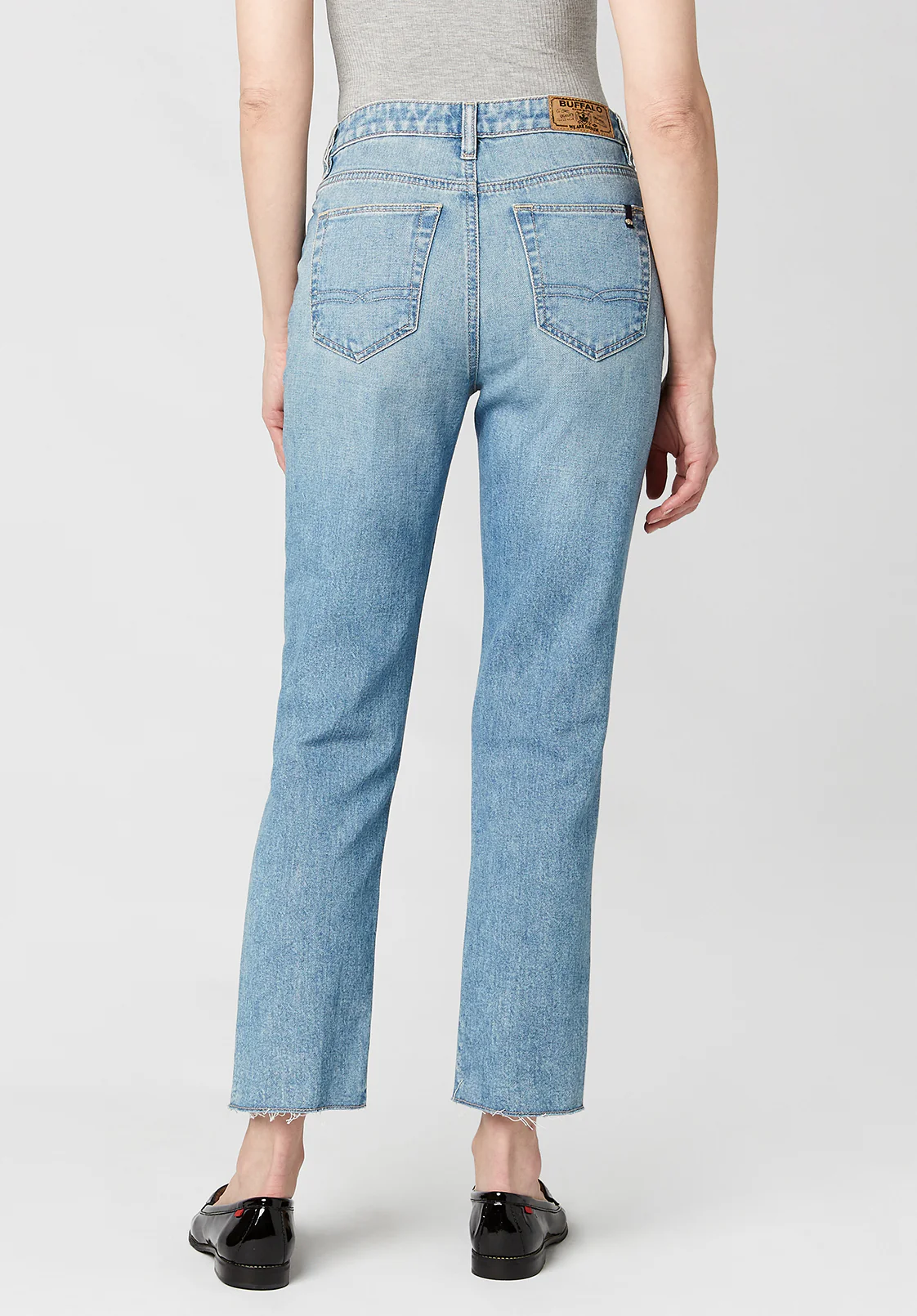 High Rise Straight Jayden Women's Jeans, Vintage Wash - BL15792 - Image 3