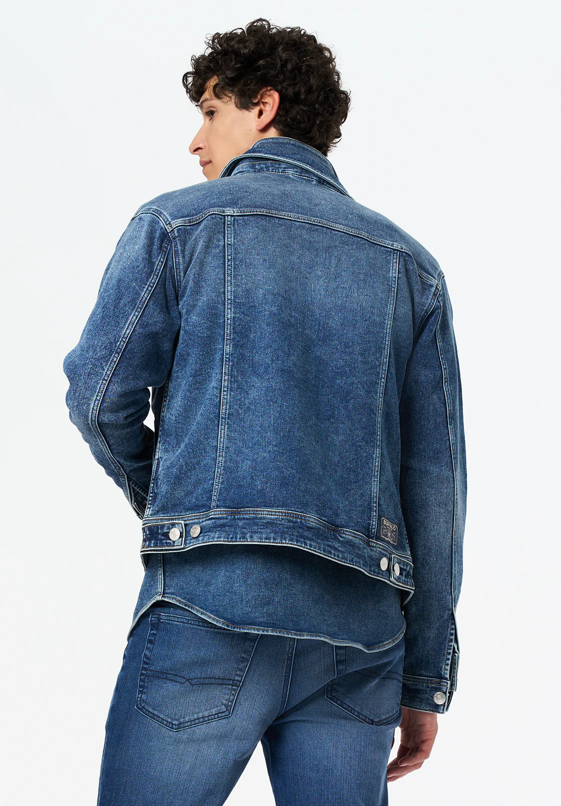 Joe Men's Denim Jacket, Sanded and Vintage Blue - BM26069 - Image 3
