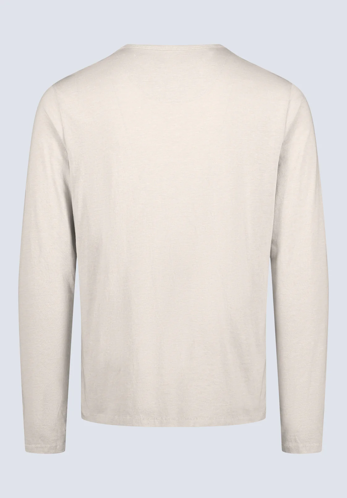 Kaduk Men's Long-Sleeve Burnout Henley Top, Irish Cream - BM24237 - Image 7