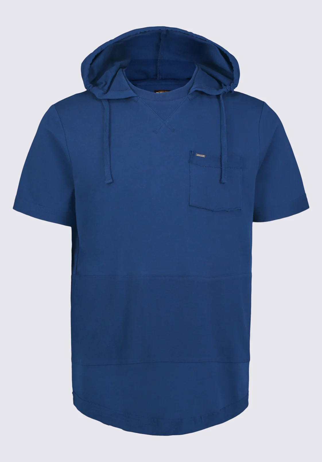 Katoni Men's Short Sleeve Hoodie, Navy - BM24489 - Image 6