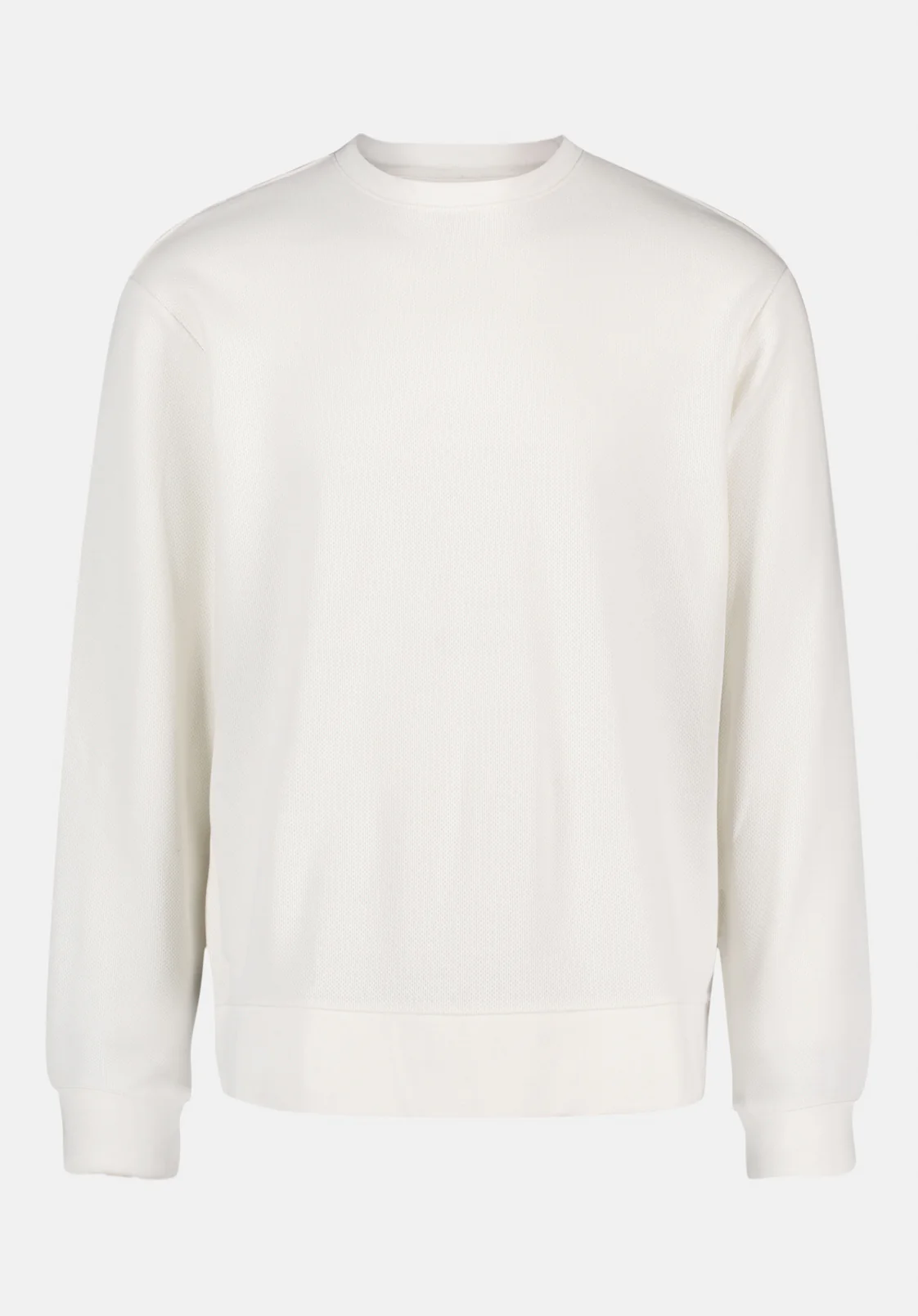 Kaya Men's Relaxed Crewneck Sweatshirt, Milk - BM24671 - Image 5