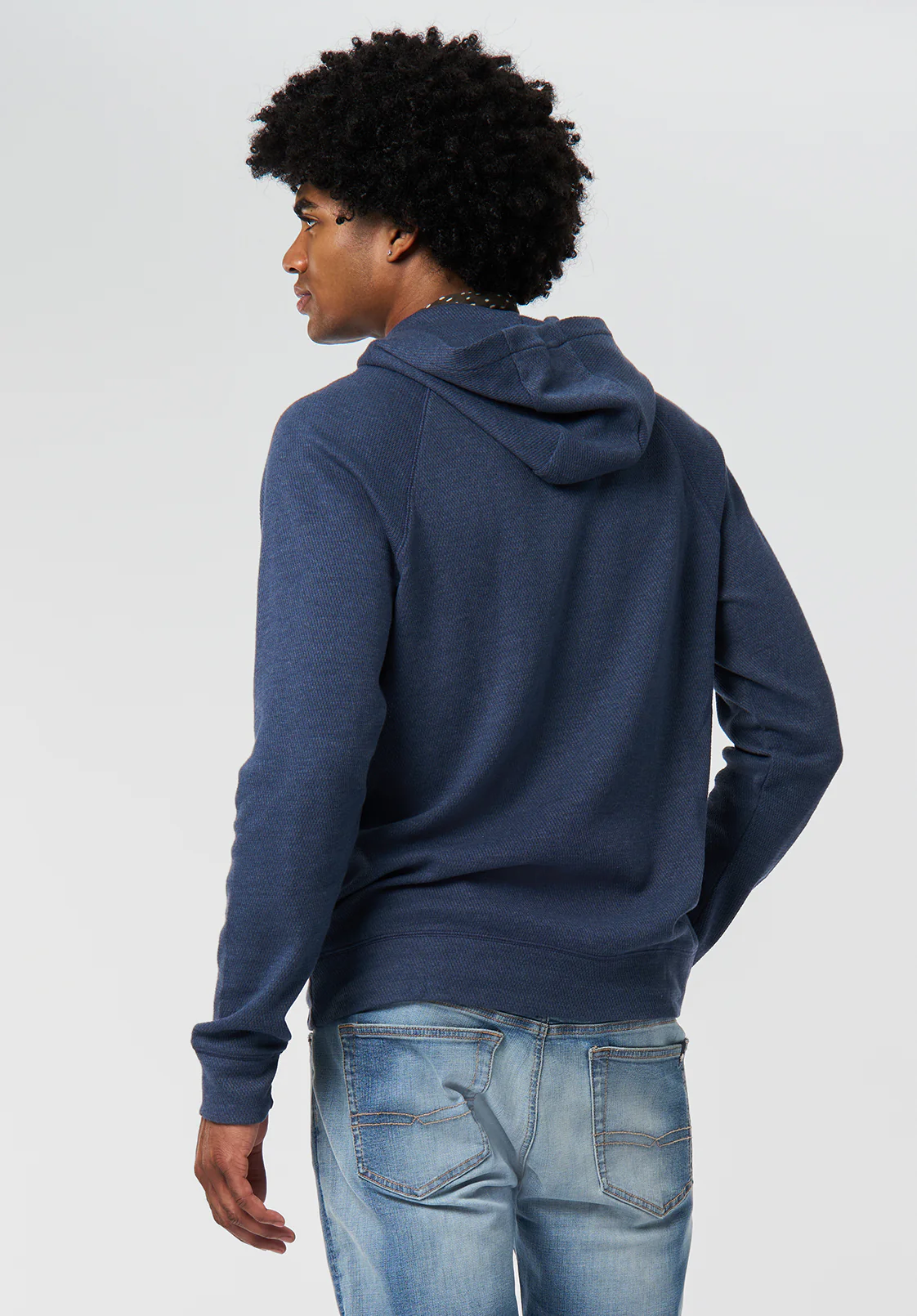 Kimber Men's Relaxed Hooded Sweatshirt, Whale - BM24668 - Image 2