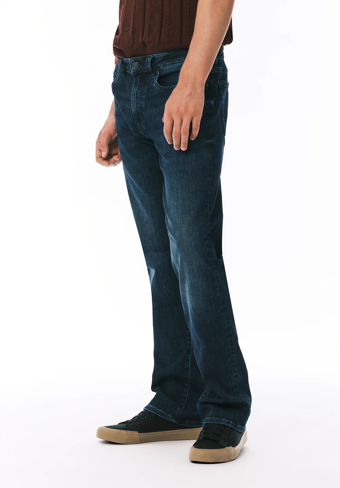 Slim Boot King Men's Jeans, Antique Sanded Indigo - BM26113 - Image 2