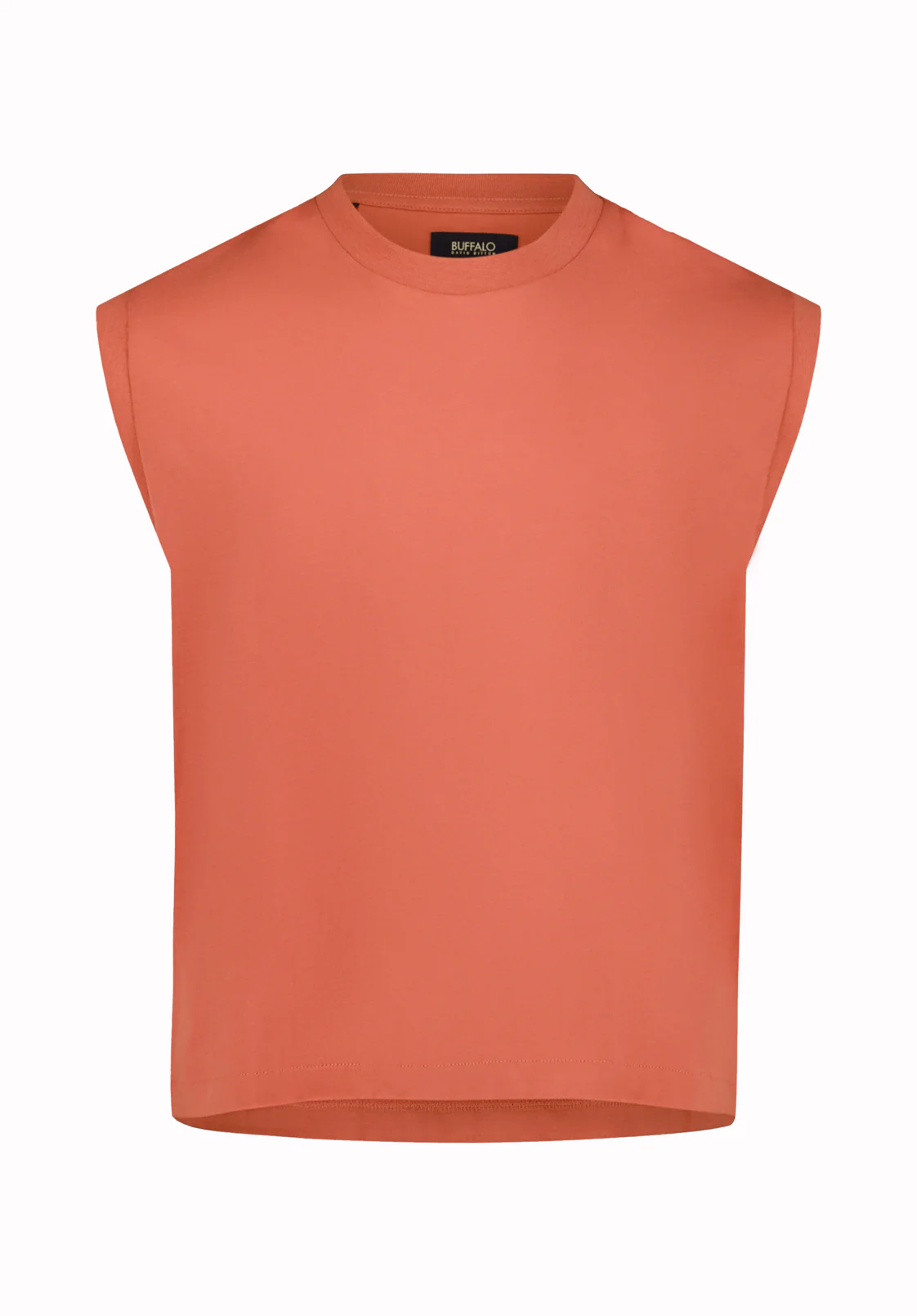 Kingster Men's Relaxed Fit Jersey Tank, Mineral Red - BM24601 - Image 2