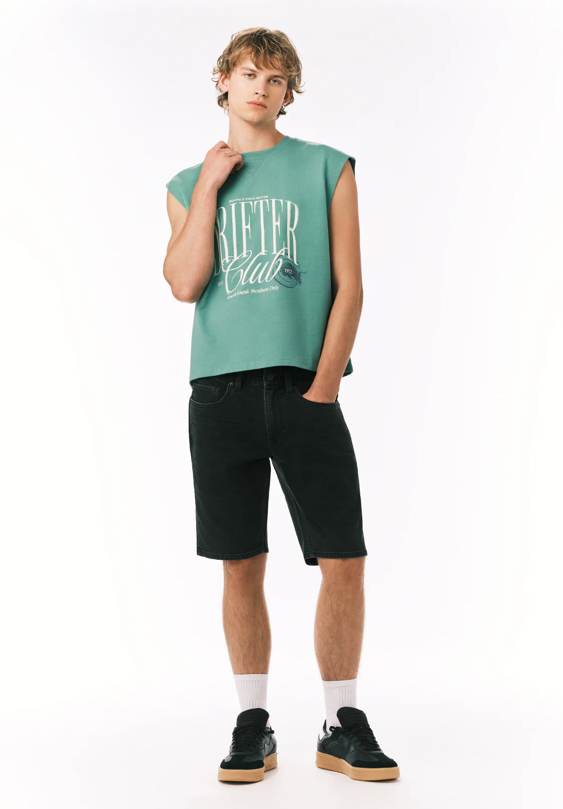 Parker Men's Slim Denim Short, Black Vintage - BM22778 - Image 4
