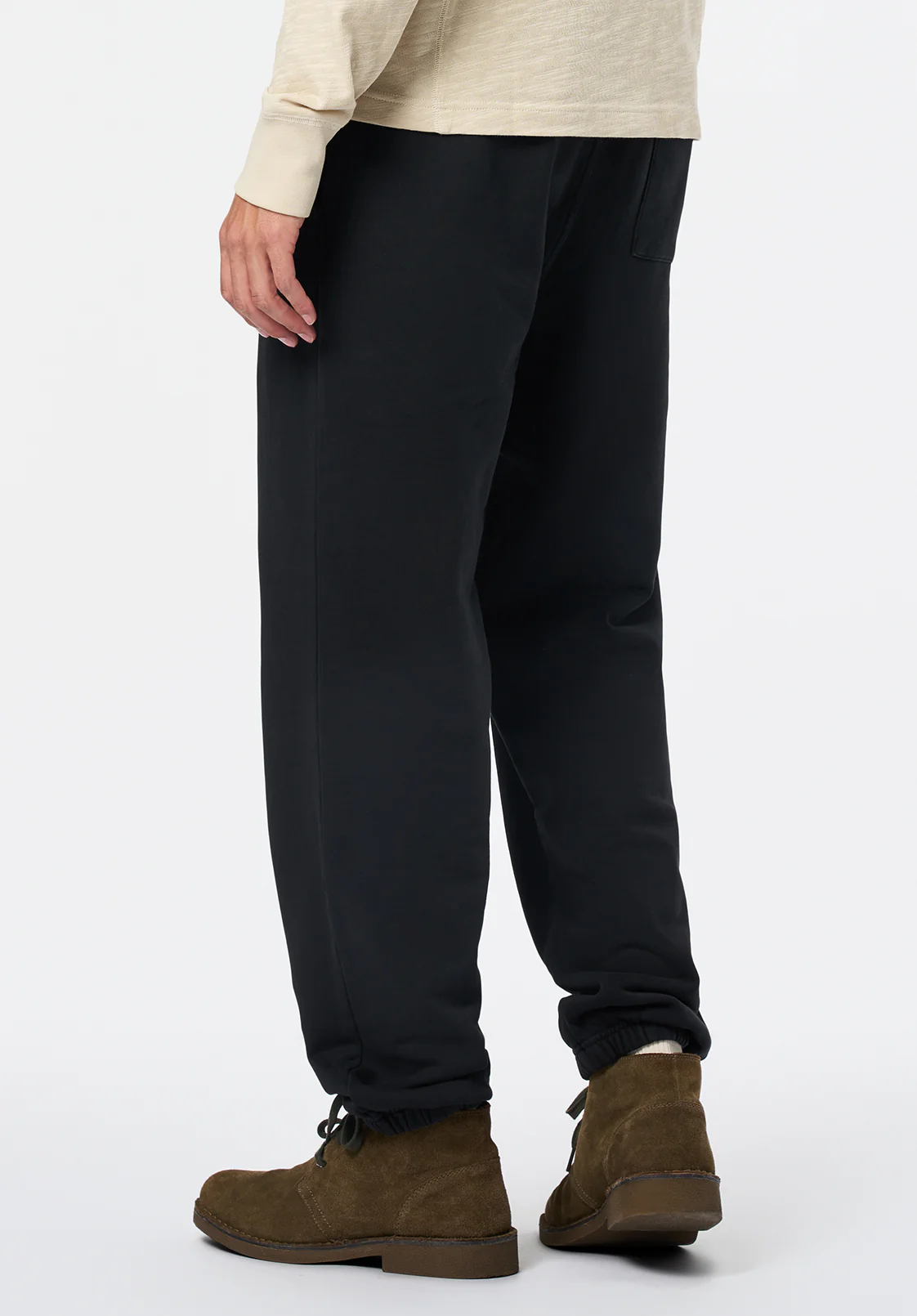 Patto Men's Relaxed Jogger Pants, Black - BM24598 - Image 3