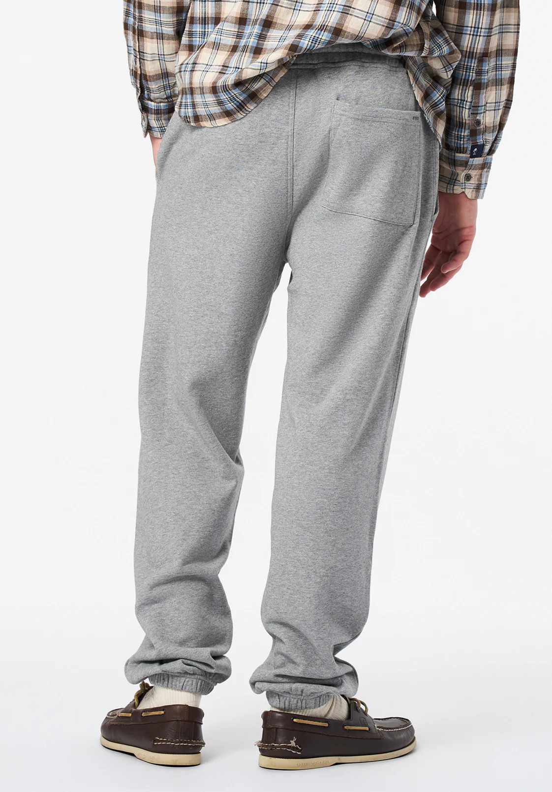 Patto Men's Relaxed Jogger Pants, Heather Grey - BM24598 - Image 3