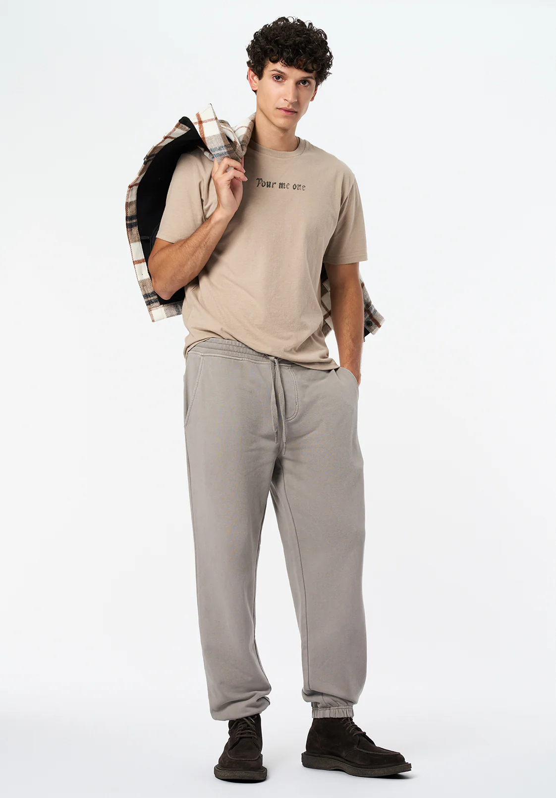 Patto Men's Relaxed Jogger Pants, Driftwood - BM24598 - Image 4