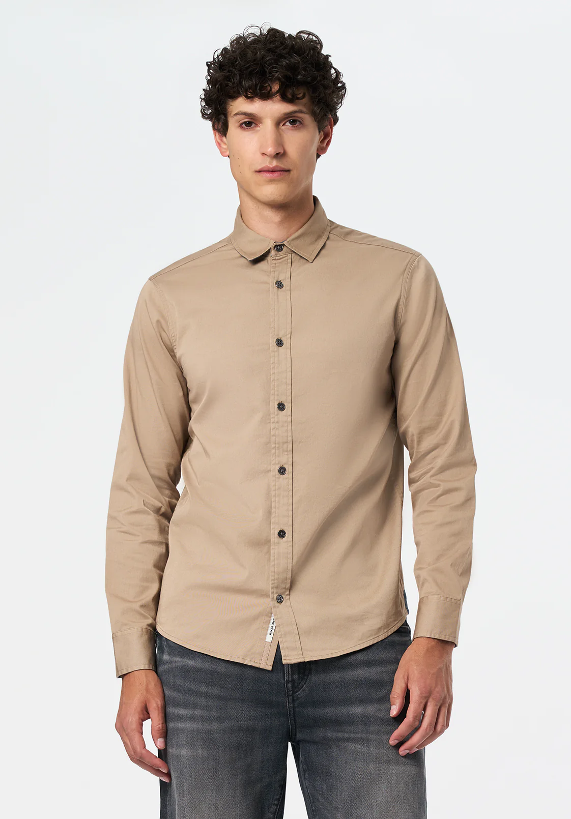 Sagrani Men's Long-Sleeve Shirt, Dune - BM24688