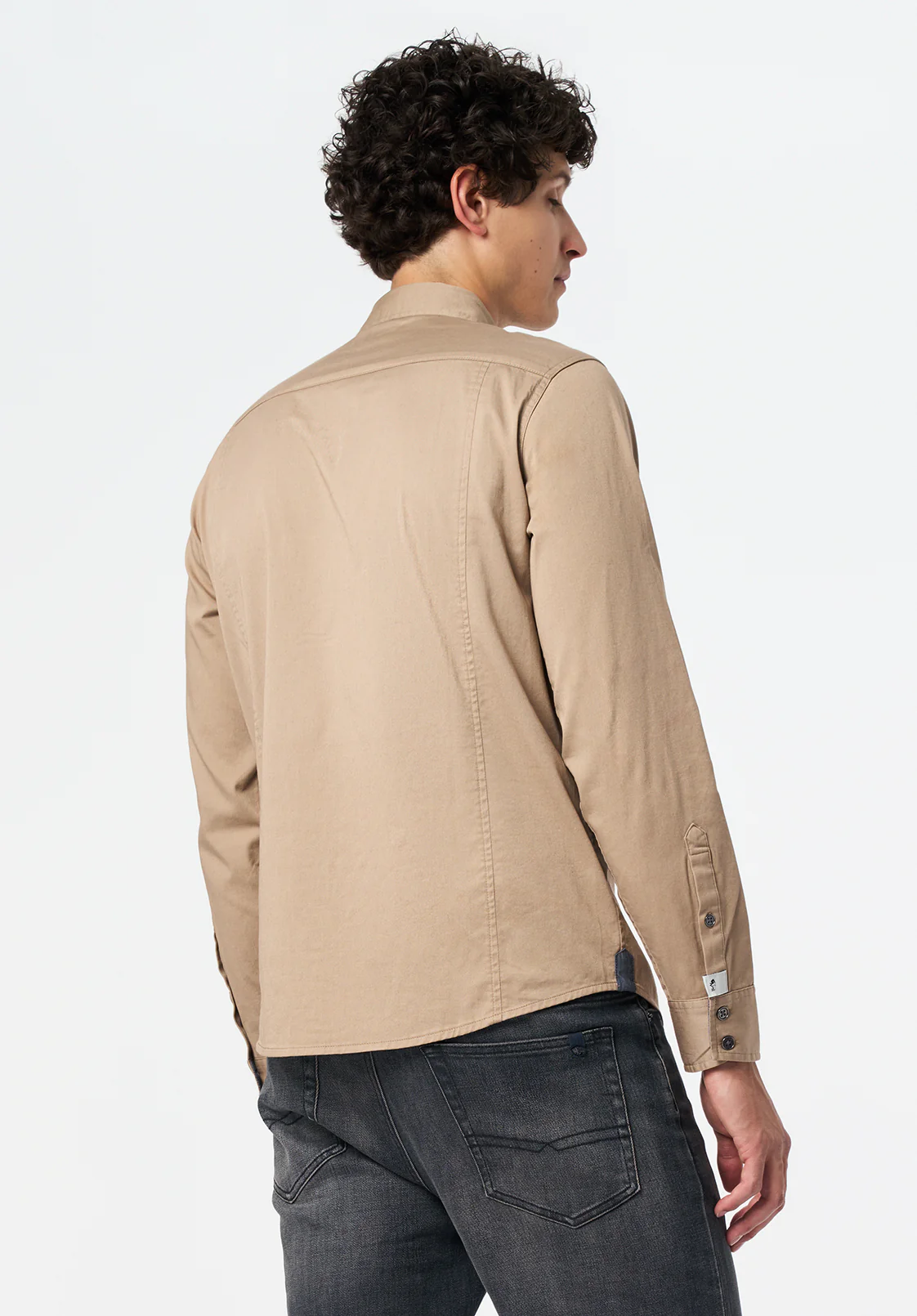 Sagrani Men's Long-Sleeve Shirt, Dune - BM24688 - Image 2