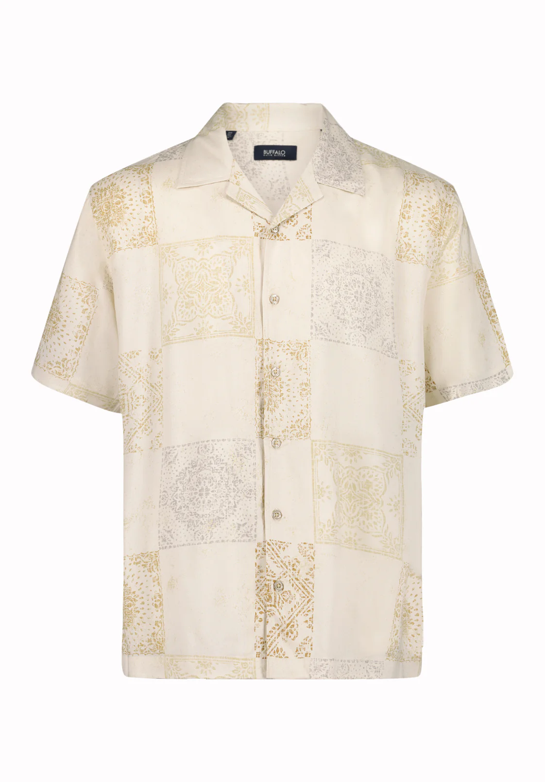 Sandro Men’s Printed Short Sleeve Camp Shirt, Boulder - BM24790 - Image 2