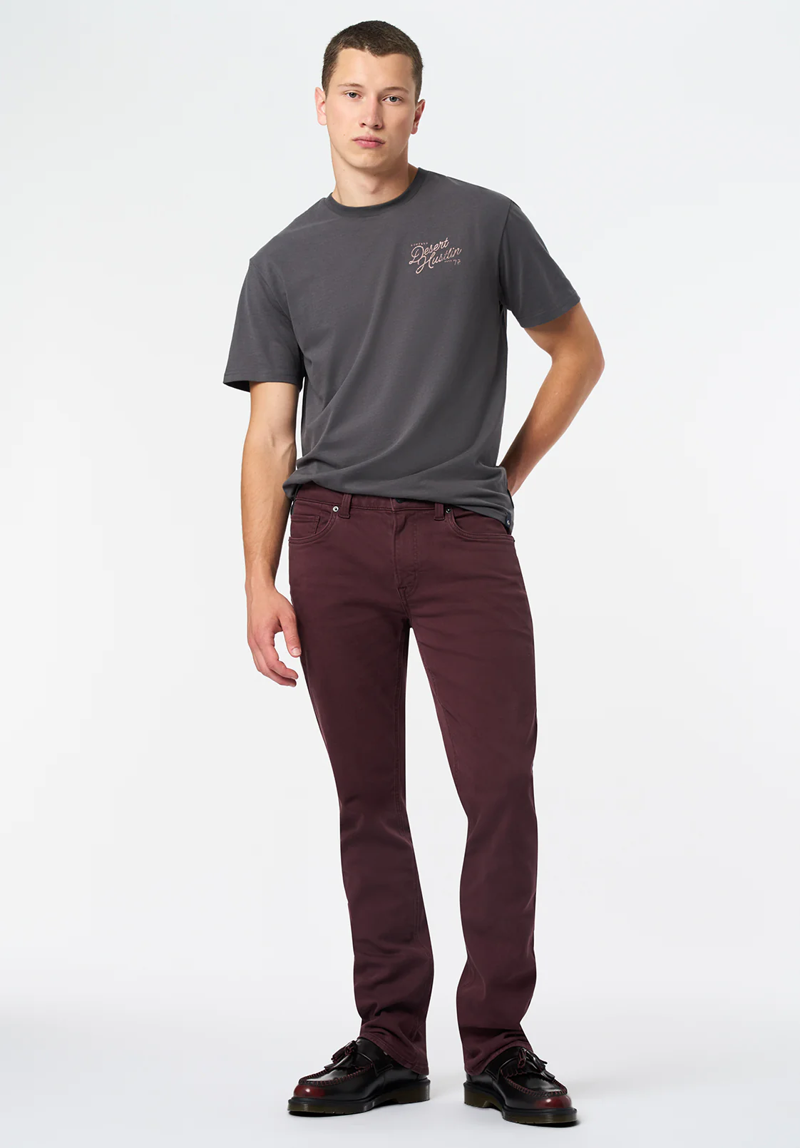 Straight Six Men's Freedom Flex Pants, Fudge - BM22939 - Image 4