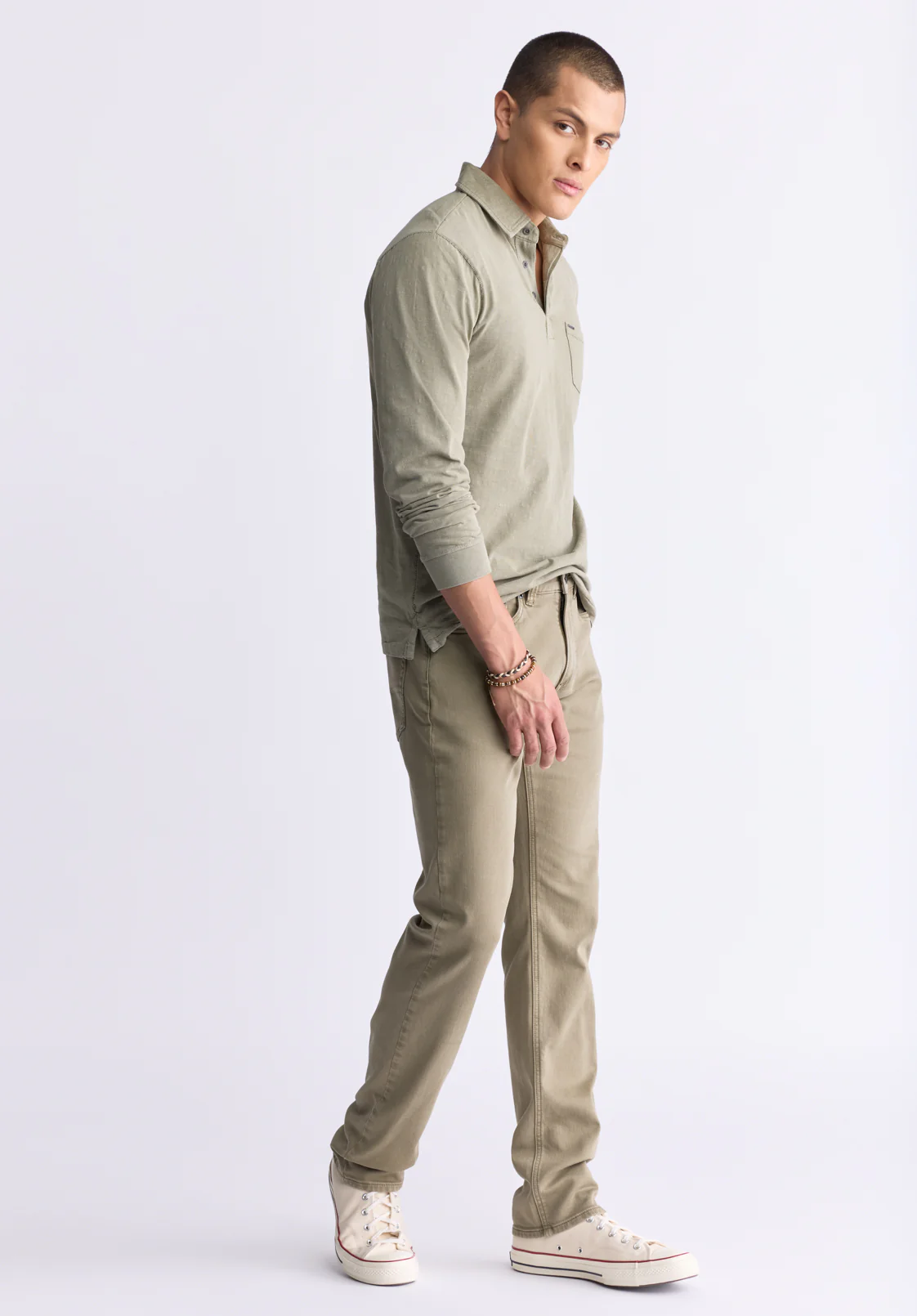 Straight Six Men's Freedom Flex Pants, Olive - BM22939 - Image 5