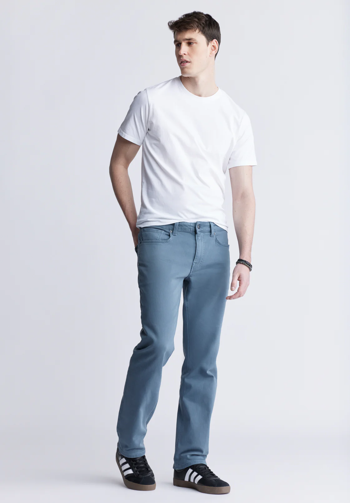 Straight Six Men's Freedom Flex Pants, Mirage Blue - BM22939 - Image 4
