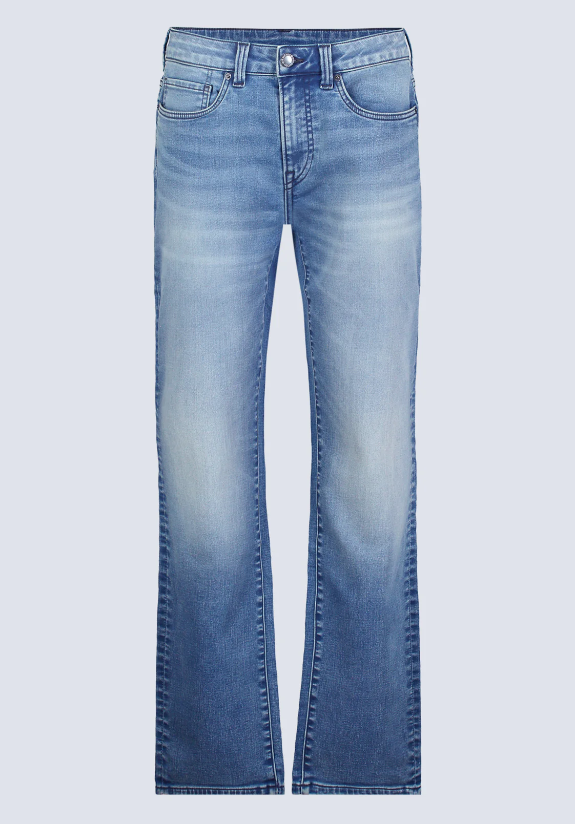 Straight Six Men's Freedom Flex Jeans, Crinkled blue - BM22996 - Image 6