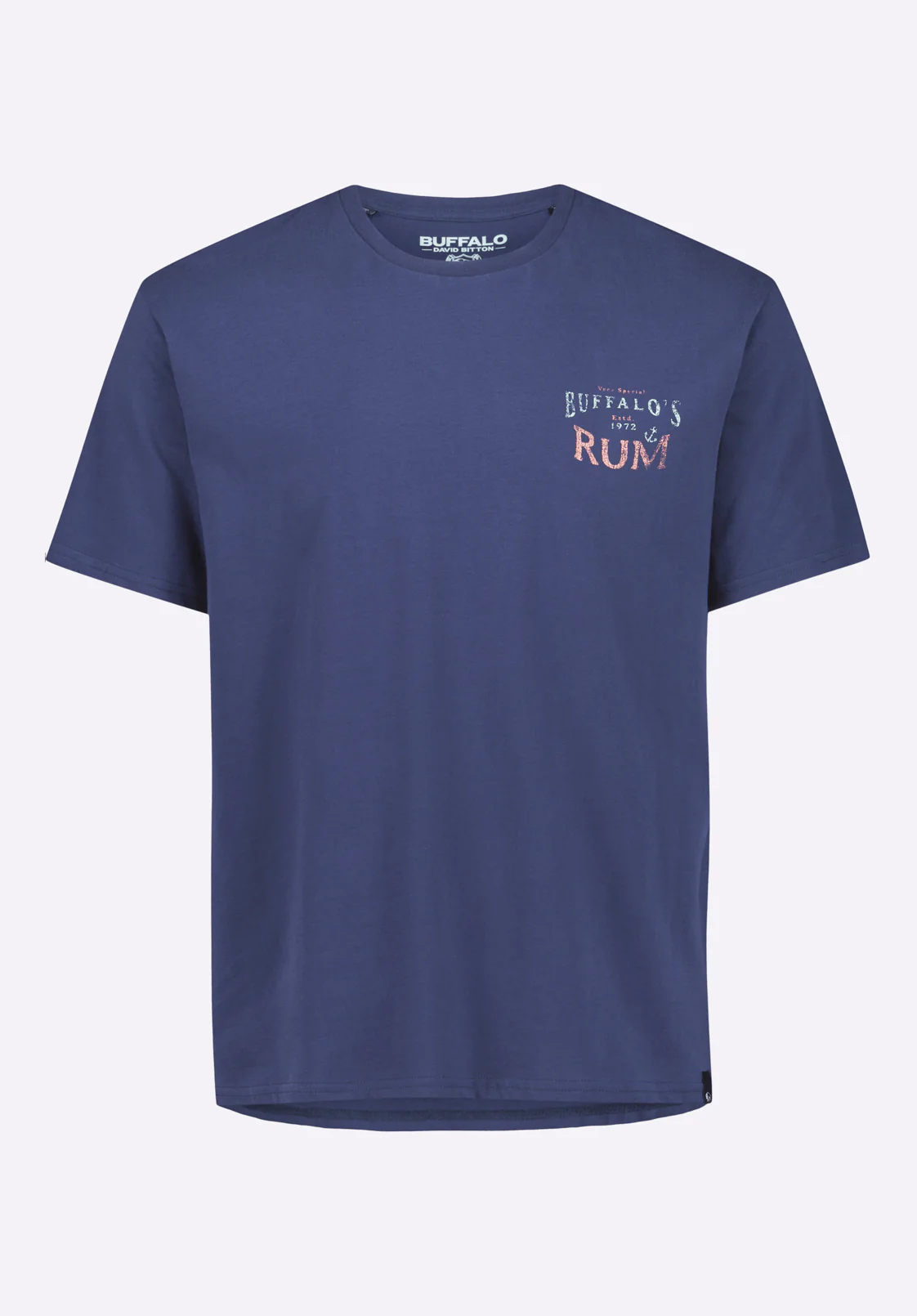 Taneer Men's Graphic T-Shirt with Rum Print, Whale - BM24642 - Image 3