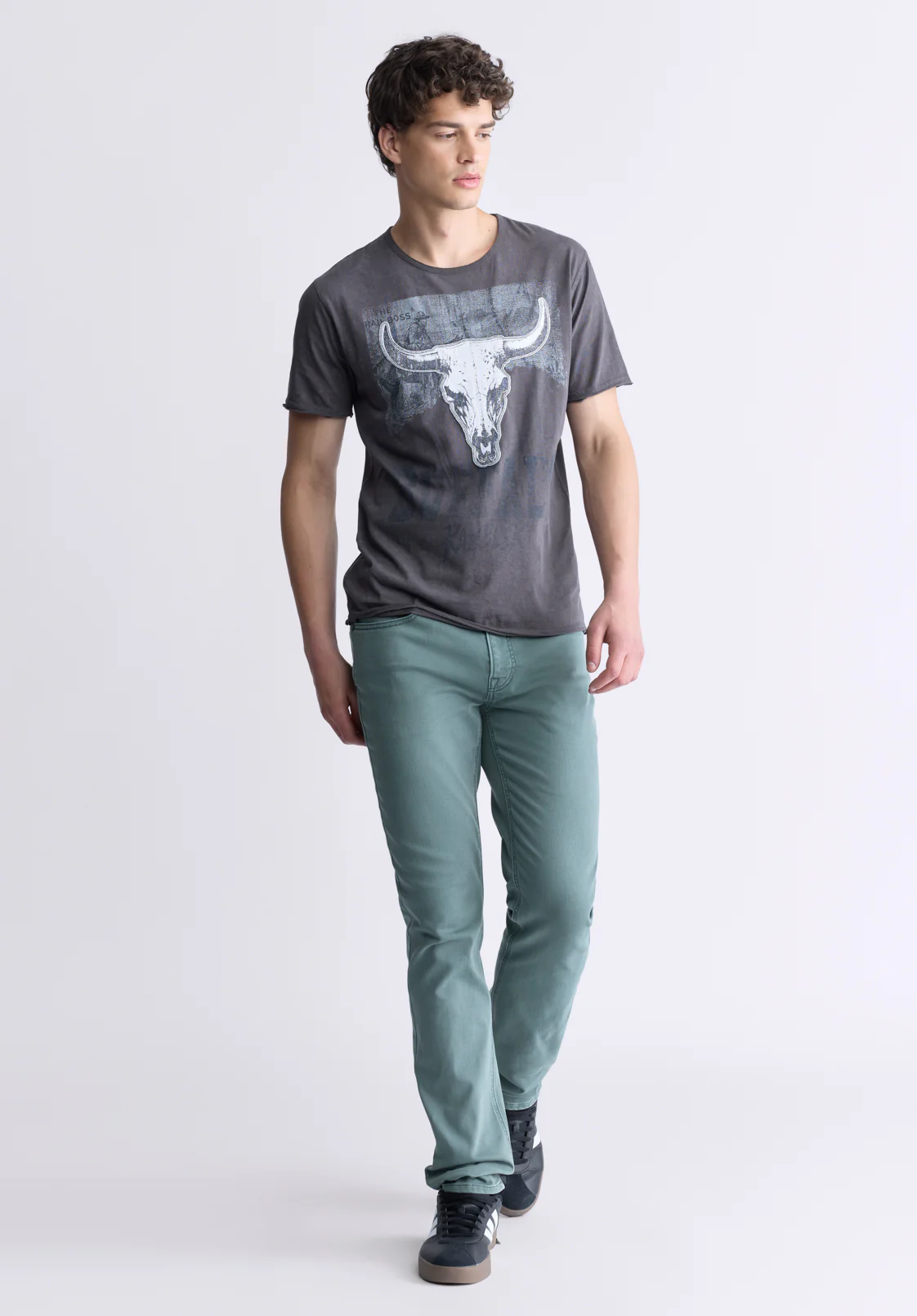 Tilton Men's Short-Sleeve Graphic T-Shirt, Charcoal - BM24473 - Image 5