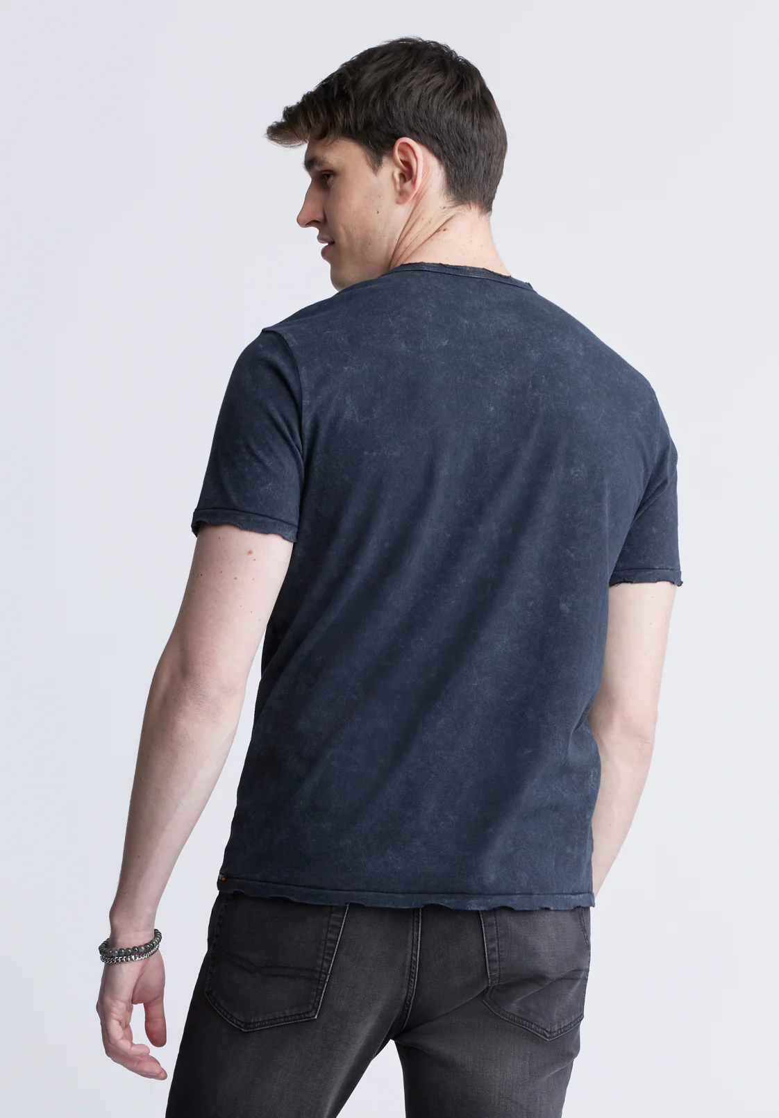Tizoc Men's Short Sleeve Graphic T-shirt, Black - BM24410 - Image 3