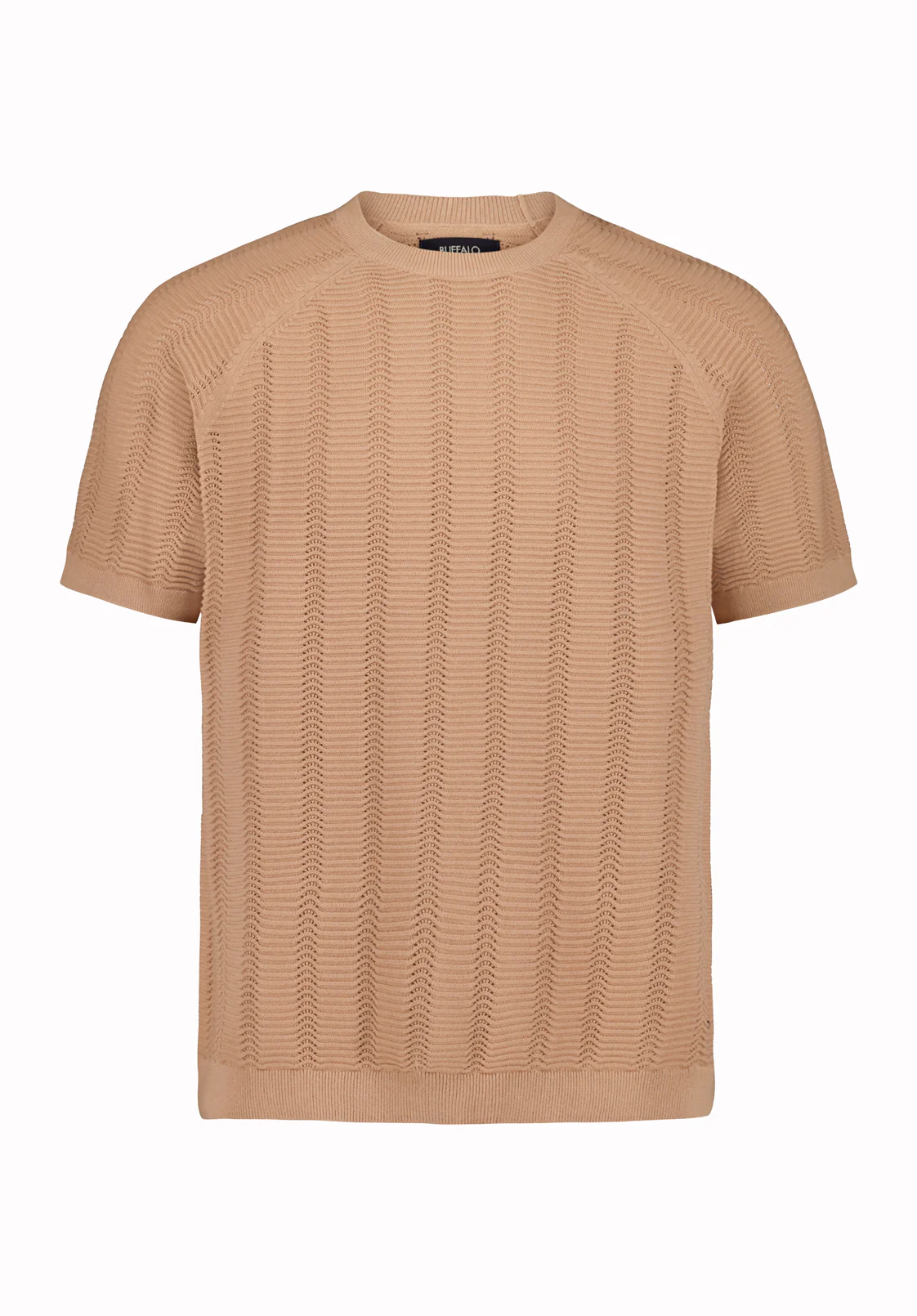 Wipped Men’s Short Sleeve Sweater T-Shirt, Roebuck - BM24874 - Image 2