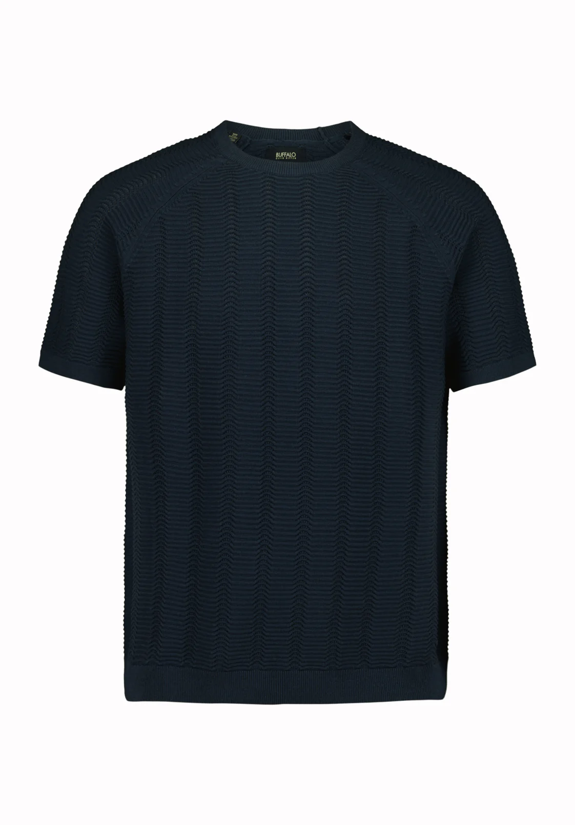 Wipped Men’s Short Sleeve Sweater T-Shirt, Whale - BM24874 - Image 2